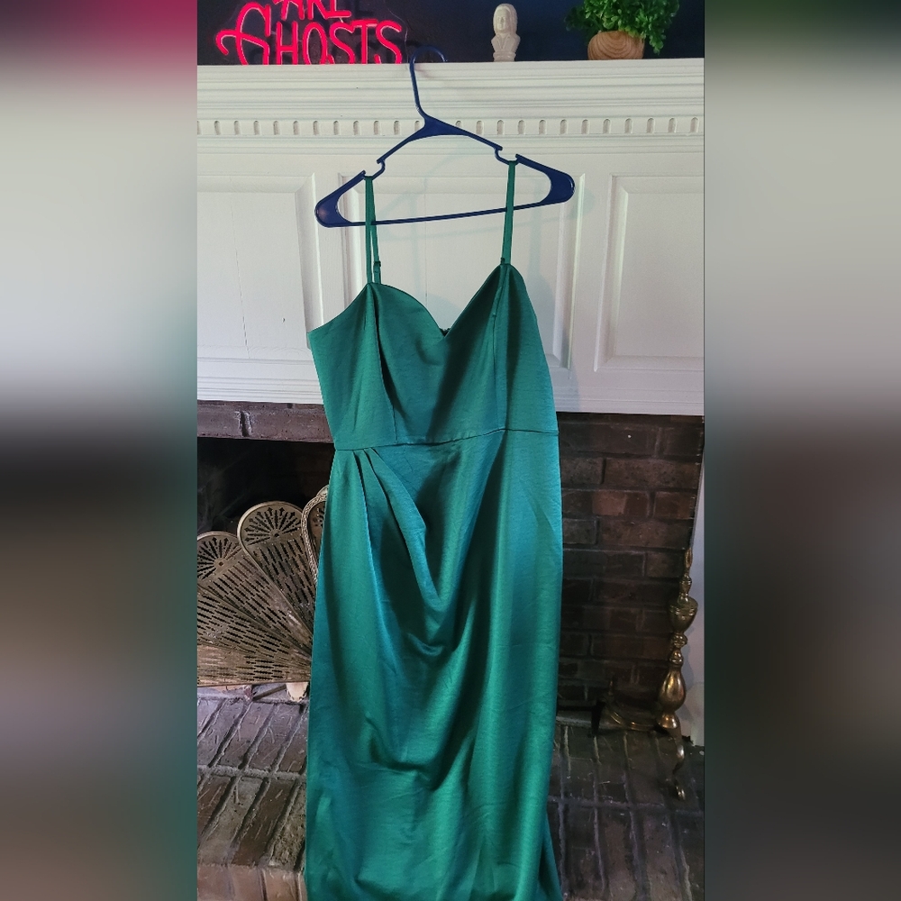 Beautiful Gown Dress Emerald Vintage Maxi Formal Wedding Guest